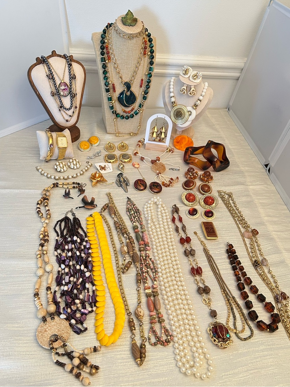 Autumnal Tones Vintage Jewerly Collection